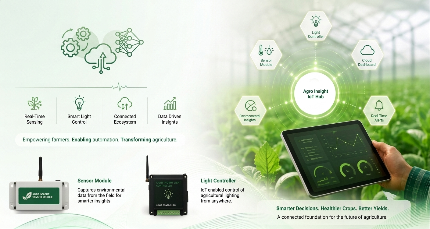 Orchestrating Smarter Agriculture with an IoT Control and Sensing Layer