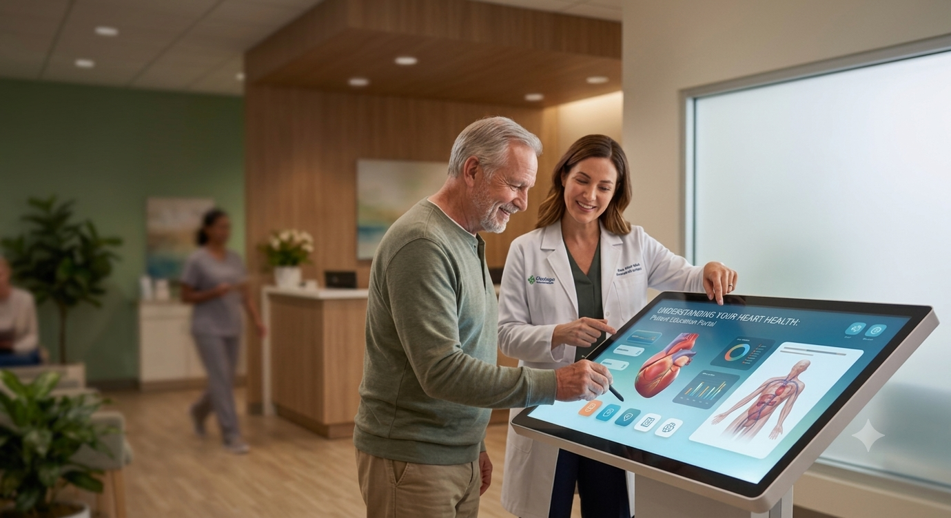 Transforming In-Clinic Patient Education with Interactive Digital Platforms