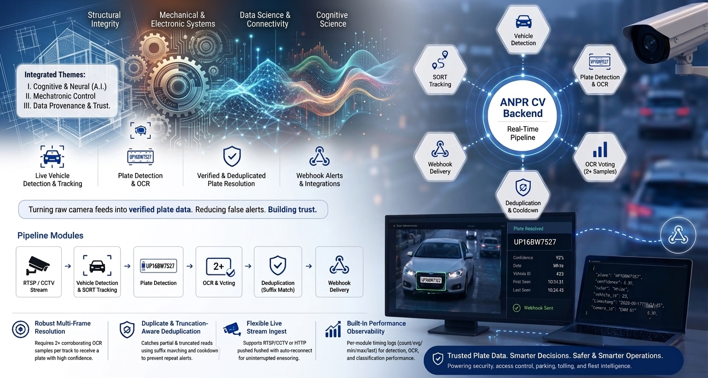 Real-Time Automatic Number Plate Recognition for Live CCTV Streams
